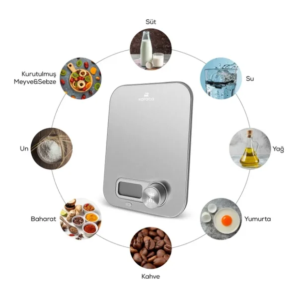 Karaca X Refika Gastro Scale Self-Power Mutfak Tartısı - Görsel 4