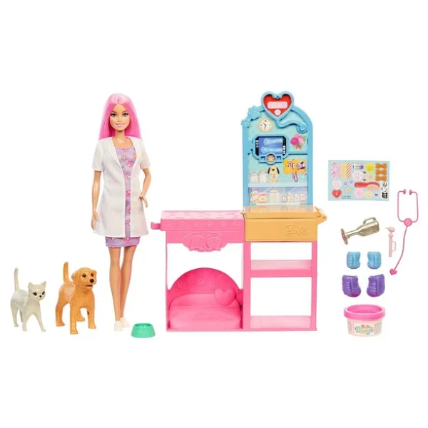 Barbie 'nin Veteriner Kliniği Jfx93 - Görsel 5