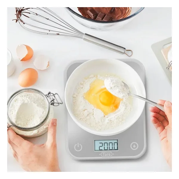 Tefal Optiss Silver Dijital Mutfak Tartısı - Görsel 5