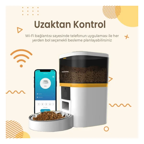 Haustier Qq003 6 Lt Beyaz Otomatik Mama Kabı - Görsel 6