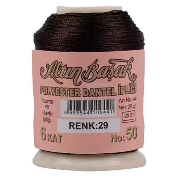 3 Adet Altınbaşak Oya Ve Dantel İpi 20 Gr - Royaleks - No: 029 - Görsel 3