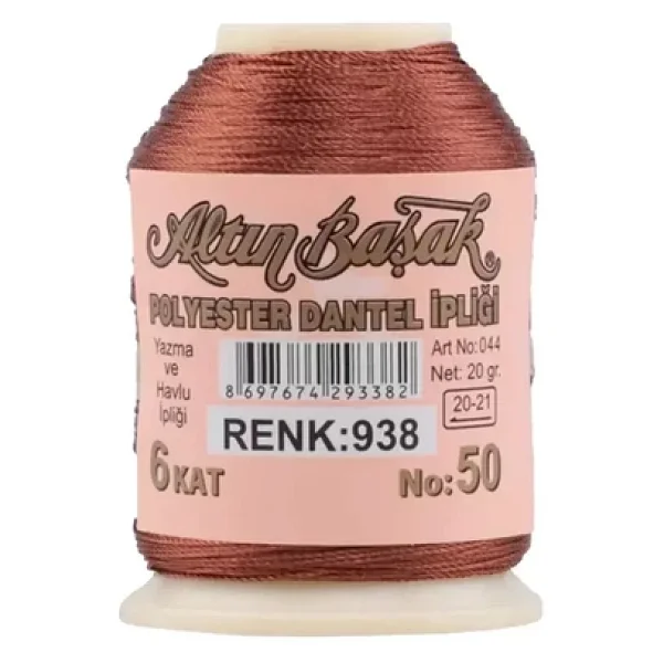 3 Adet Altınbaşak Oya Ve Dantel İpi 20 Gr - Royaleks - No: 938 - Görsel 3