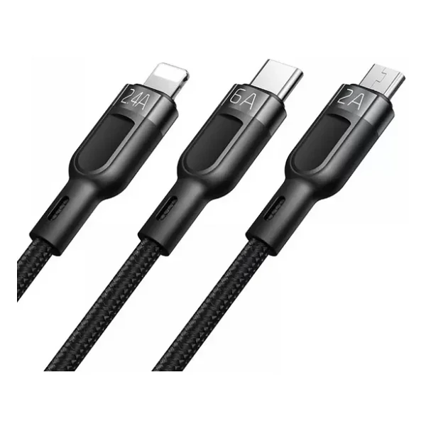 Mcdodo Ca-0930 1.2 M Type-C Micro USB Lightning Hızlı Şarj Cihazı - Görsel 2
