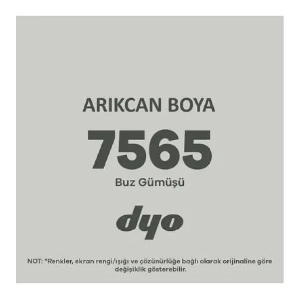 Dyo Beşyıldız Plastik Iç Cephe Duvar Boyası Buz Gümüşü 20kg/10kg/3,5kg - Görsel 3