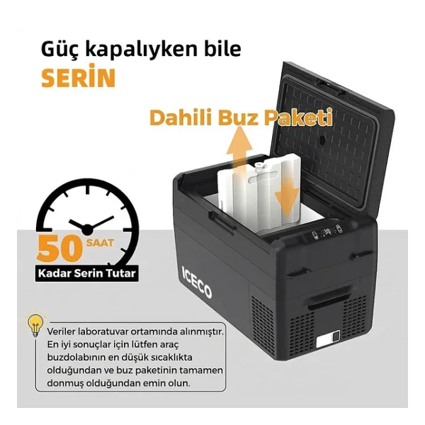 Iceco Mcd20b 12/24 V 20 Lt Kompresörlü Araç Buzdolabı - Görsel 5