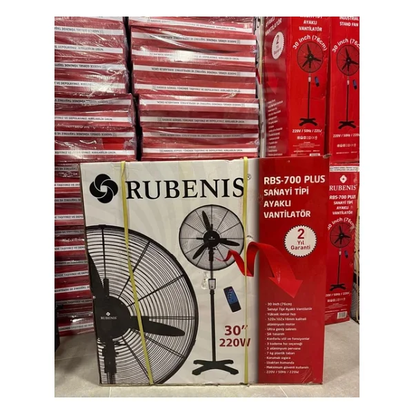 Rubenis Rbs-700 Plus Sanayi Tipi Ayaklı Vantilatör - Görsel 5
