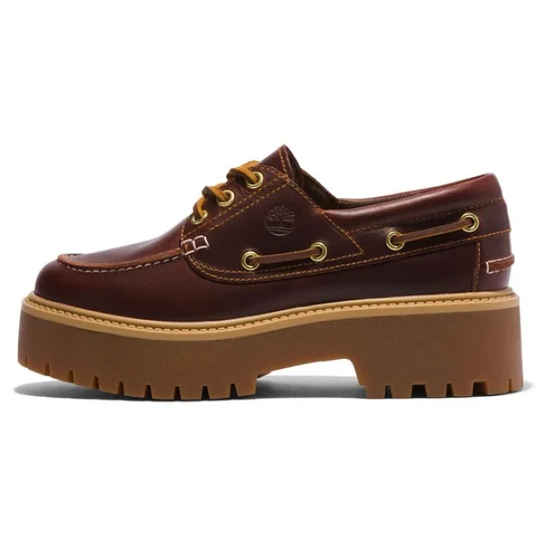 Timberland Stone Street Tb0a2qdmd571 Bordo Kadın Tekne Ayakkabısı - Görsel 10
