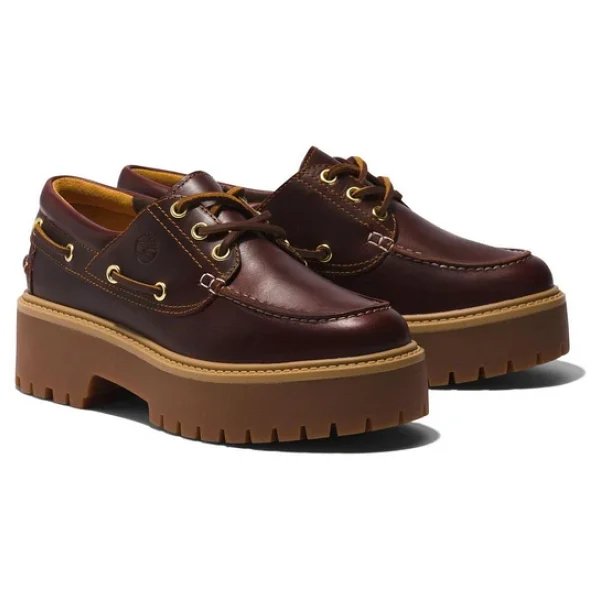 Timberland Stone Street Tb0a2qdmd571 Bordo Kadın Tekne Ayakkabısı - Görsel 6