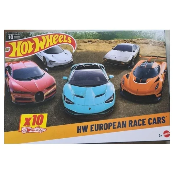 Hot Wheels European Race Cars 10'lu Araba Seti Hym96 - Görsel 7