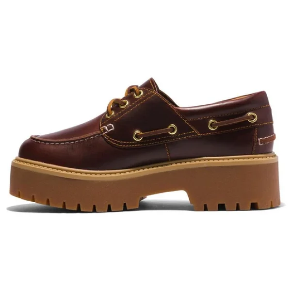 Timberland Stone Street Tb0a2qdmd571 Bordo Kadın Tekne Ayakkabısı - Görsel 8