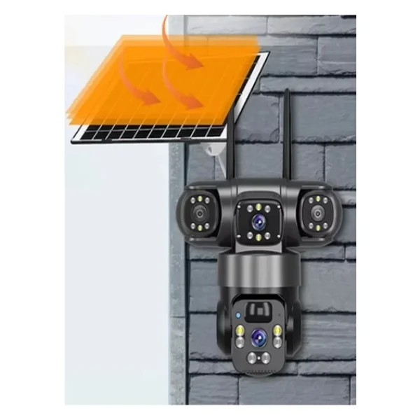 O-Kam 6060 6 Mp Solar Güneş Enerjili Gece Görüşlü Ip Güvenlik Kamerası - Görsel 5