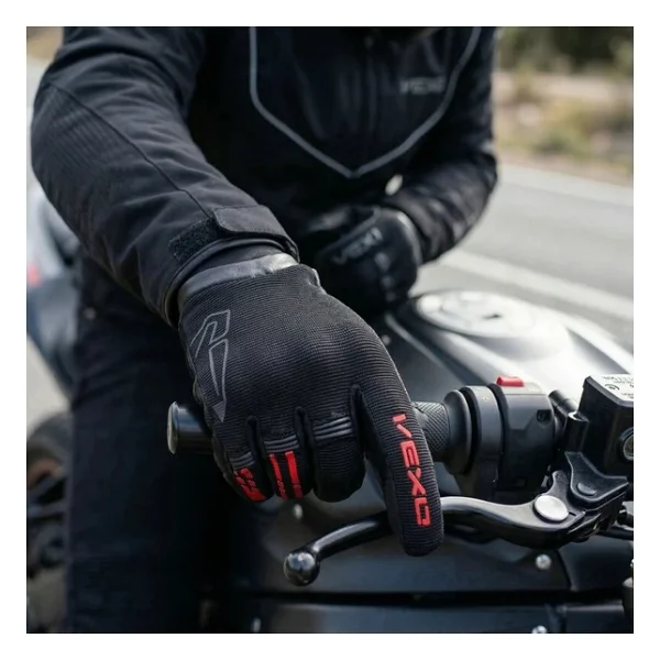 Vexo Aero Plus Siyah-Kırmızı Yazlık Motosiklet Eldiveni - Görsel 3