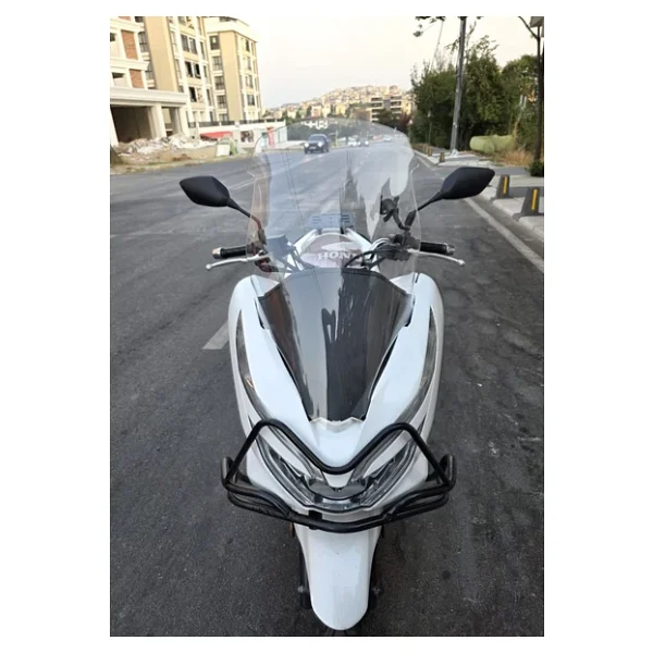 Motocam Honda Pcx Ön Cam 2018 2020 Model 65cm Şeffaf Renkli 4mm Orta Boylu Cam - Görsel 9