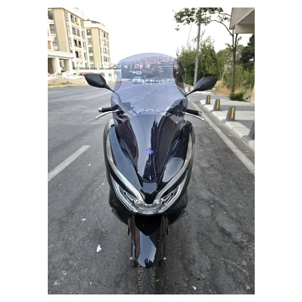 Motocam Honda Pcx Ön Cam 2018-2020 Model 65cm Füme Renkli 4mm Orta Boylu - Görsel 7