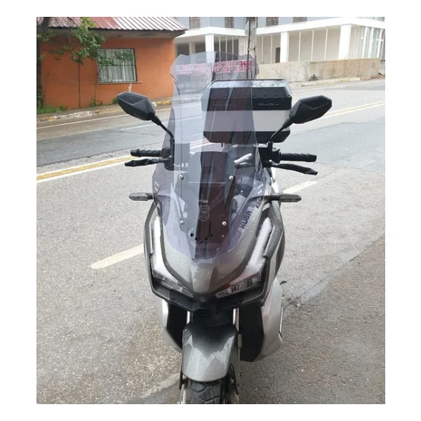 Motocam Küba Rubano 150 Ön Cam 2023-2026 Model 65cm Füme Renkli 4mm Orta Boylu - Görsel 9