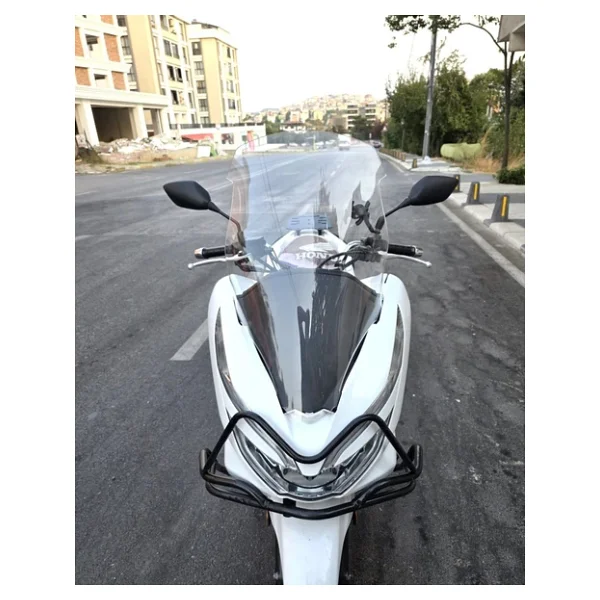 Motocam Honda Pcx Ön Cam 2018 2020 Model 65cm Şeffaf Renkli 4mm Orta Boylu Cam - Görsel 7