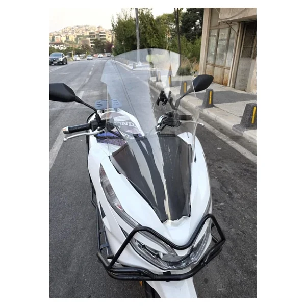 Motocam Honda Pcx Ön Cam 2018 2020 Model 65cm Şeffaf Renkli 4mm Orta Boylu Cam - Görsel 10