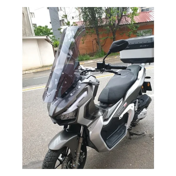 Motocam Küba Rubano 150 Ön Cam 2023-2026 Model 65cm Füme Renkli 4mm Orta Boylu - Görsel 8