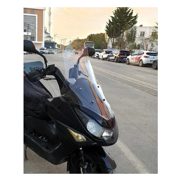Motocam Daelim S3 Advance Ön Cam 2010-2018 Model 77cm Şeffaf Renkli 4mm - Görsel 8