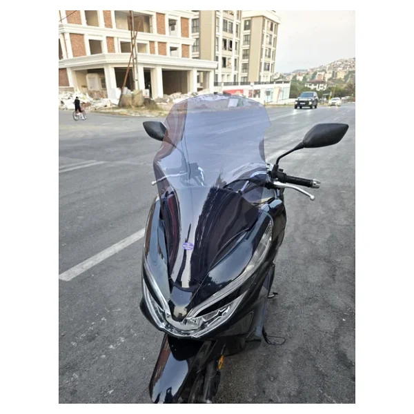 Motocam Honda Pcx Ön Cam 2018-2020 Model 65cm Füme Renkli 4mm Orta Boylu - Görsel 5