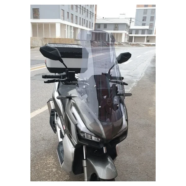 Motocam Küba Rubano 150 Ön Cam 2023-2026 Model 65cm Füme Renkli 4mm Orta Boylu - Görsel 3