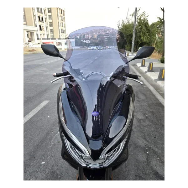Motocam Honda Pcx Ön Cam 2018-2020 Model 65cm Füme Renkli 4mm Orta Boylu - Görsel 3