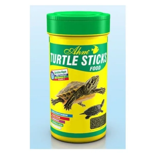 Ahm Turtle Sticks Green Food 250 Ml Kaplumbağa Yemi - Görsel 5