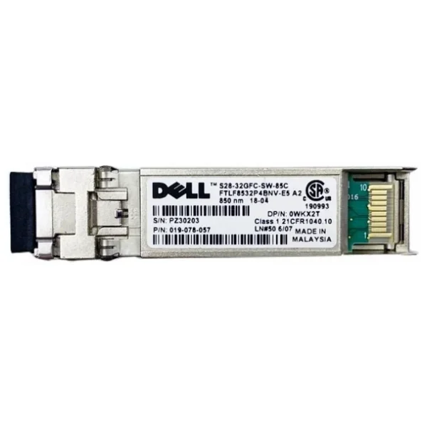 Dell S28-32gfc-Sw-85c 32g 850nm 100m Swl Fc Sfp+ Optical Transceiver Module Ftlf8532p4bnv-E5 - Görsel 3