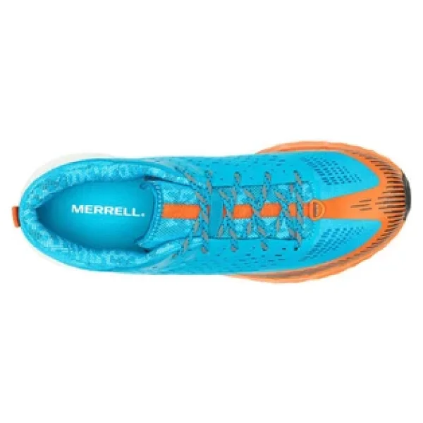 Merrell Agility Peak 5 J067755 Mavi-Turuncu Erkek Koşu Ayakkabısı - Görsel 8