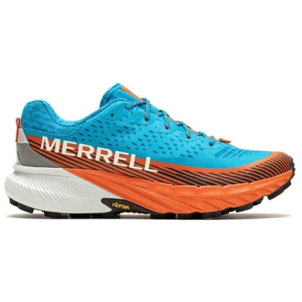 Merrell Agility Peak 5 J067755 Mavi-Turuncu Erkek Koşu Ayakkabısı - Görsel 3