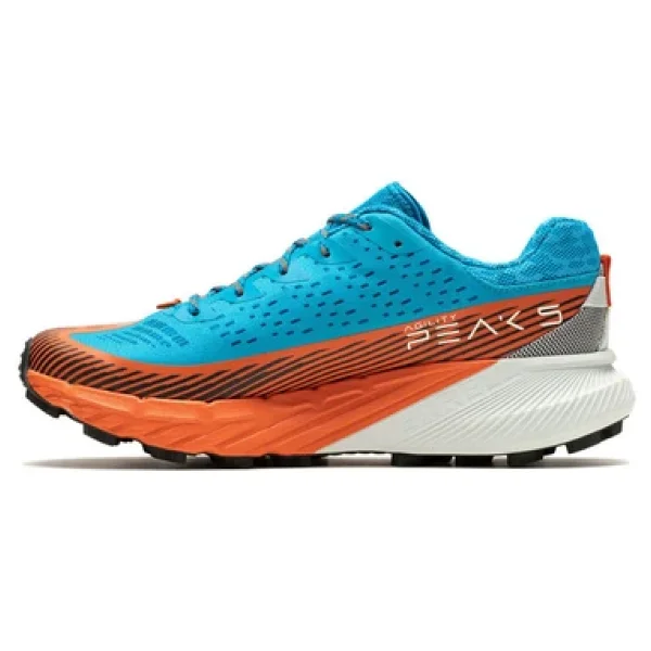 Merrell Agility Peak 5 J067755 Mavi-Turuncu Erkek Koşu Ayakkabısı - Görsel 5