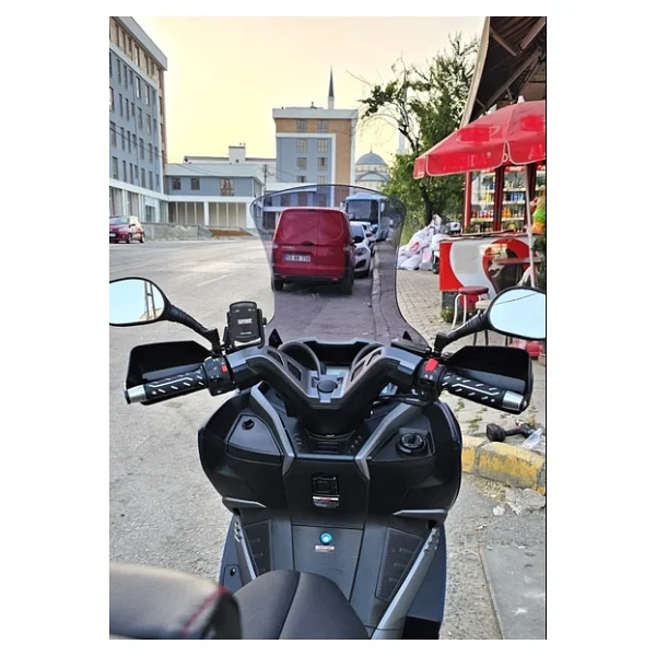 Motocam Arora Gt 250 Ön Cam 2023-2026 Model 83cm Füme Renkli 4mm Uzun - Görsel 9
