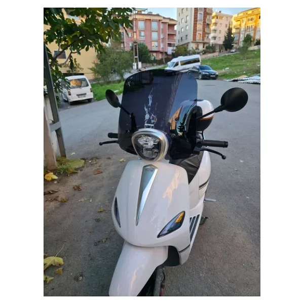 Motocam Rks Neon 125 Ön Cam 2023-2026 Model 44cm Siyah Renkli 4mm Aparatsız - Görsel 8