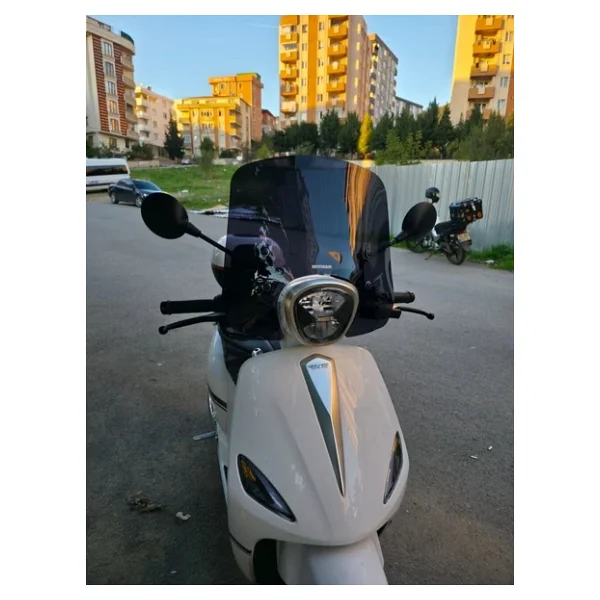 Motocam Rks Neon 125 Ön Cam 2023-2026 Model 44cm Siyah Renkli 4mm Aparatsız - Görsel 7