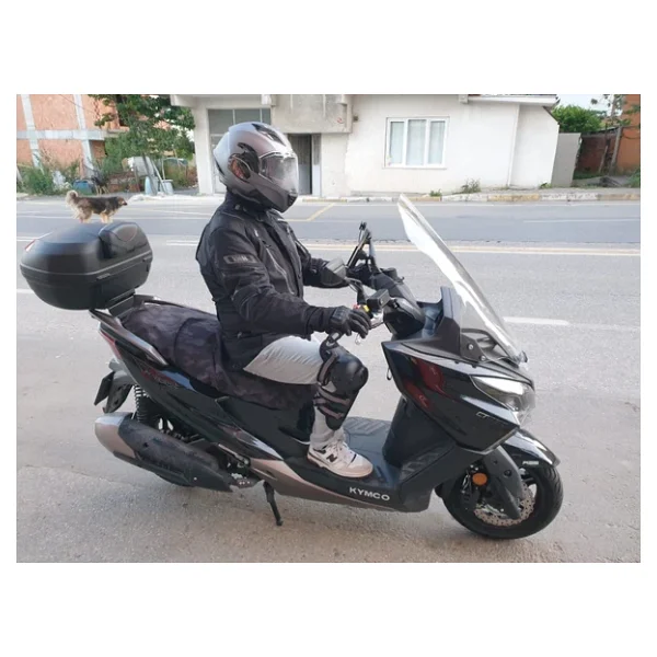 Motocam Kymco Xtown Ct 250 Ön Cam 2020-2026 Model 83cm Şeffaf Renkli 4mm Uzun - Görsel 8