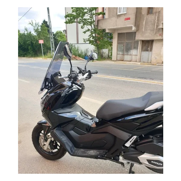 Motocam Kanuni Seha 250 Ön Cam 2022-2026 Model 65cm Füme Renkli 4mm Orta Boylu - Görsel 9