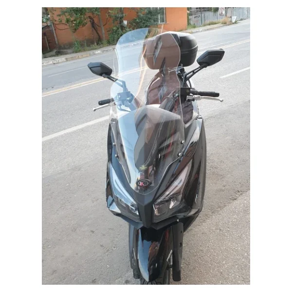 Motocam Kymco Xtown Ct 250 Ön Cam 2020-2026 Model 83cm Şeffaf Renkli 4mm Uzun - Görsel 9