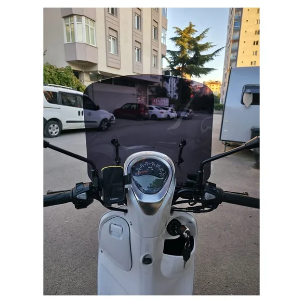 Motocam Rks Neon 125 Ön Cam 2023-2026 Model 44cm Siyah Renkli 4mm Aparatsız - Görsel 9