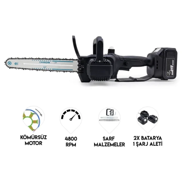 Chelıkbeı Cb0143 Şarjlı Ağaç Kesme Mkd12 - Görsel 3