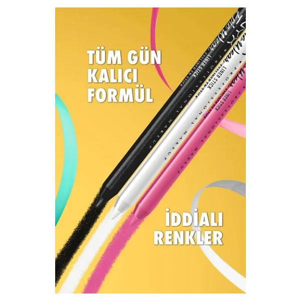 NYX Professional Makeup Epic Wear Liner Sticks Göz Kalemi - Pure White - Beyaz - Görsel 8