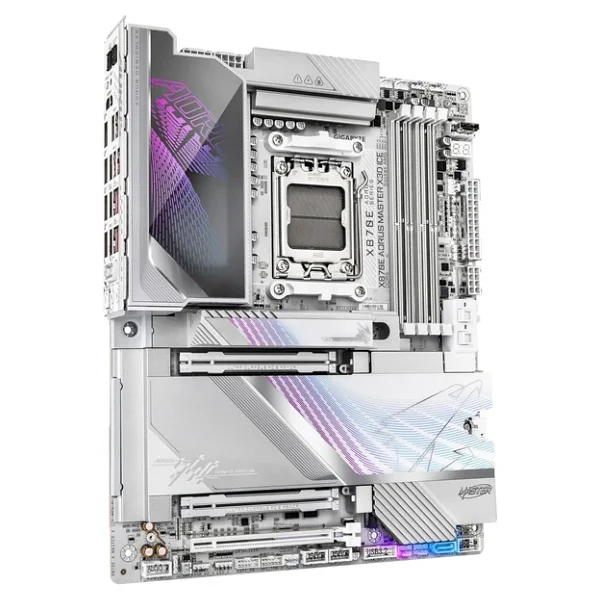 Gigabyte X870e Aorus Master X3d Ice AMD Am5 DDR5 Atx Anakart - Görsel 5