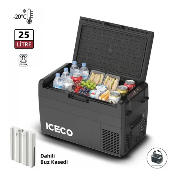 Iceco Mcd25b 12/24 V 25 Lt Kompresörlü Araç Buzdolabı - Görsel 9