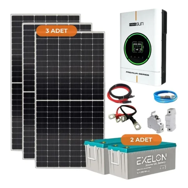Yapı Solar 4 Kw Hazır Solar Enerji Paketi Exe-200-4 - Görsel 3