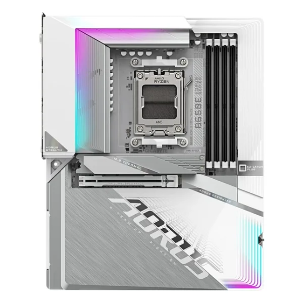 Gigabyte B650e Aorus Stealth Ice AMD Am5 DDR5 Atx Anakart - Görsel 6