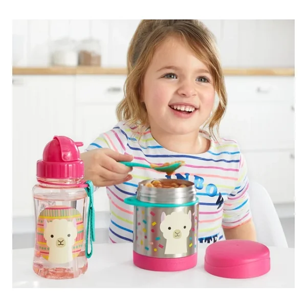 Skip Hop Zoo Lama Paslanmaz Çelik Termos 325 Ml - Görsel 3