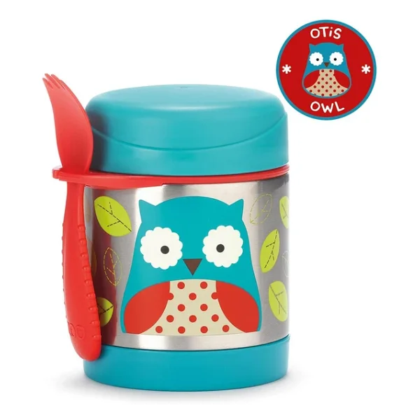 Skip Hop Zoo Baykuş Paslanmaz Çelik Termos 325 Ml - Görsel 6