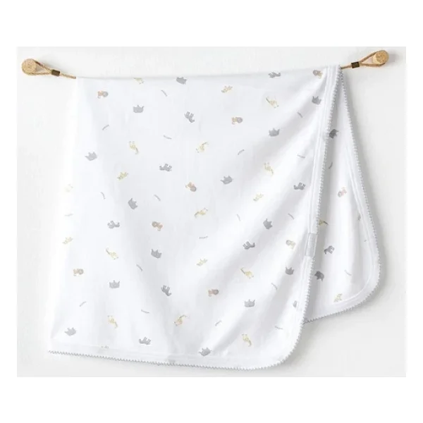 Andywawa Little King Ac25808 85x90 Cm Müslin Bebek Battaniyesi - Görsel 4