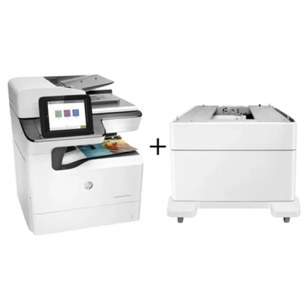 HP PageWide Managed Color MFP E77650DN 2CF56A Tarayıcı + Fotokopi + Faks Renkli Çok Fonksiyonlu Lazer Yazıcı - Görsel 6