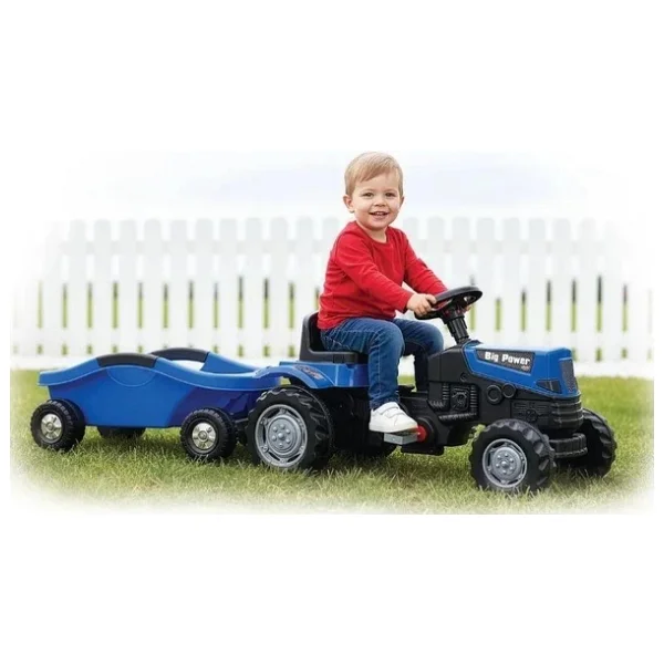Pilsan 07-320 Power Big Trolley Mavi Pedallı Traktör - Görsel 5