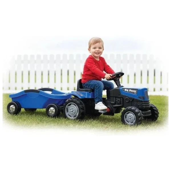 Pilsan 07-320 Power Big Trolley Mavi Pedallı Traktör - Görsel 4